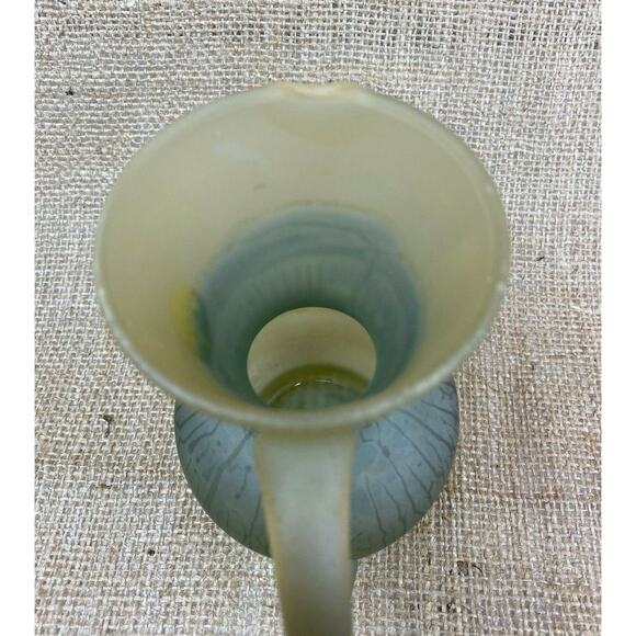 Al-Rama Israel Small Pitcher Frosted Art Glass - Picture 6 of 9